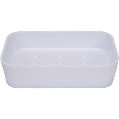 Mydelniczka cuboid white fala
