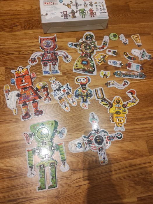 Puzzle kreatywne -  roboty -  czu czu