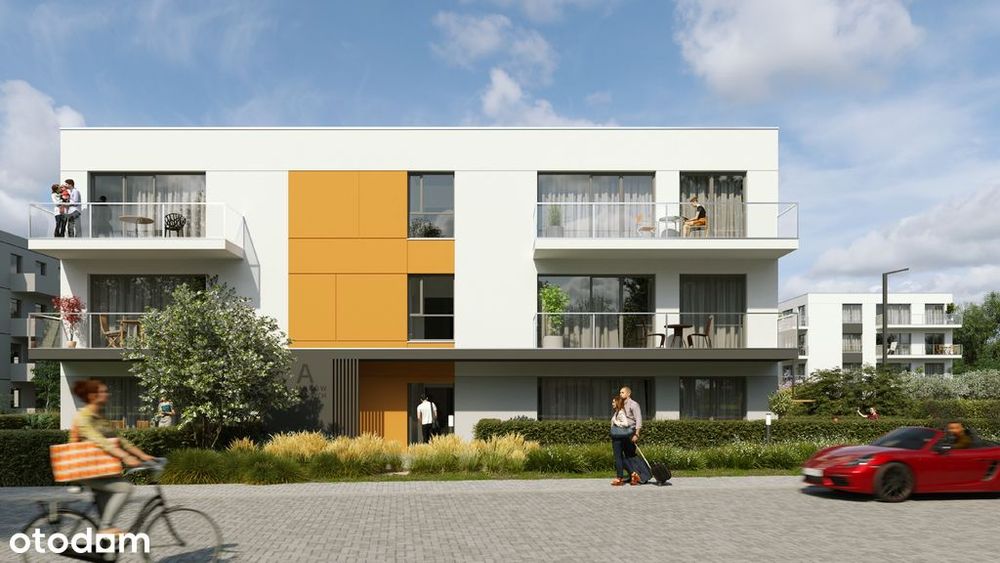Nowe 3-pokojowe mieszkanie 38 m² z dużym balkonem! - Widok 4