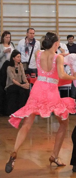 Sukienka do tańca towarzyskiego- łacina