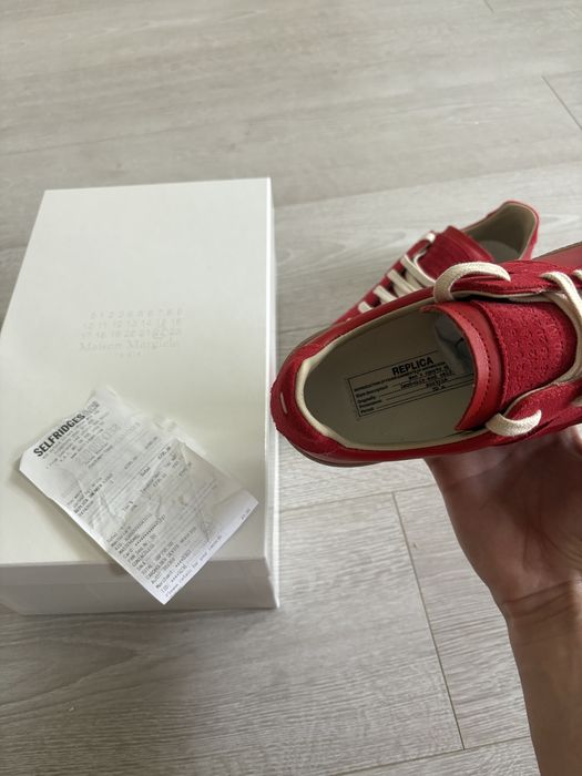 maison margiela GAT czerwone