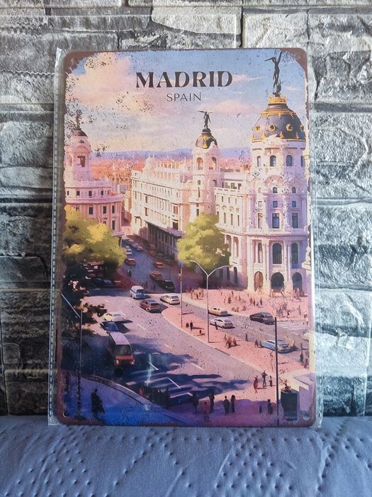 Placa Metálica 20x30cm Cidades