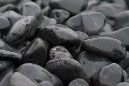 CZARNY OTOCZAK NERO EBANO Grafitowy Antracytowy Kamień do Ogrodu Wawer