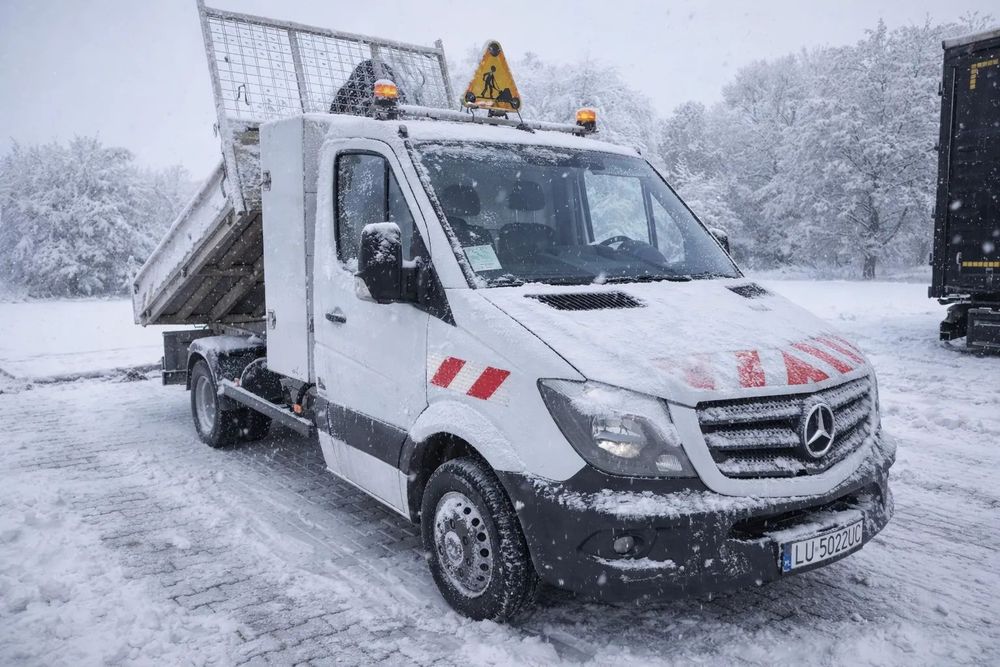 Mercedes-Benz Sprinter  Mercedes-Benz Sprinter 514 wywrotka na bliźniaku nawigacja kamera