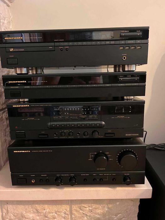 Sistema de Som Vintage Marantz Anos 90 + Colunas e Subwoofer Bose (Vendo conjunto ou peça a peça)