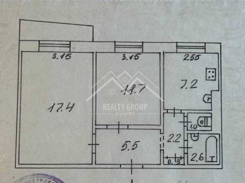 Продаж 2-кімнатної квартири по вул.Українська, 5/9
