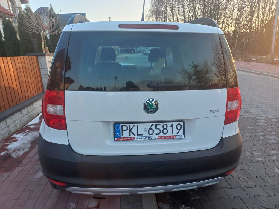 Skoda Yeti 2011r  1.2ben 105KM  przebieg  114000km ZAREJESTROWANY