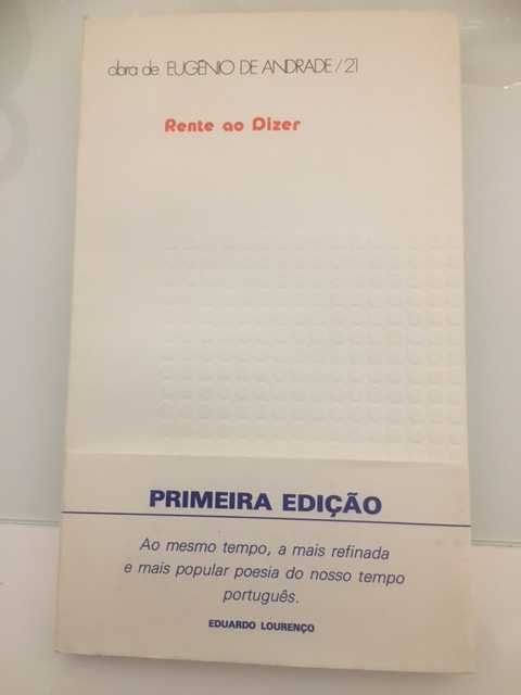 Eugénio de Andrade - 5 primeiras edições
