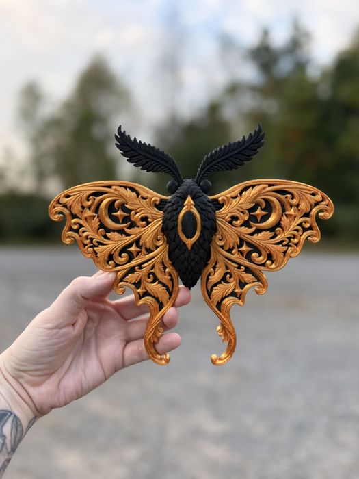 Modelo de borboleta luna para decoração