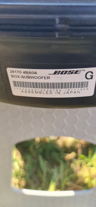 Активний сабвуфер infiniti qx35, 70,  nissan , розєм 6 контактів