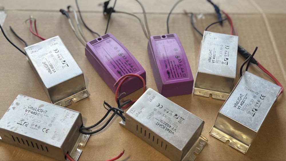 Трансформаторы 220/12В для галогеновых ламп понижающие