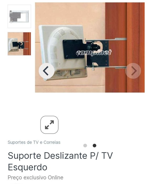 TV Grundig 22" /56cm diagonal com suporte, com suporte e alimentação 1