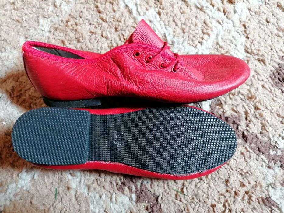 Buty taneczne jazzówki skórzane r. 37