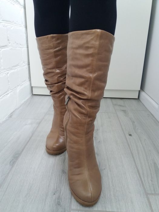 Сапоги зимние из натуральной кожи