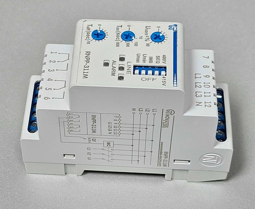 Реле контроля фаз Новатек-Электро РНПП-311М (Н) (аналог РНПП-311)