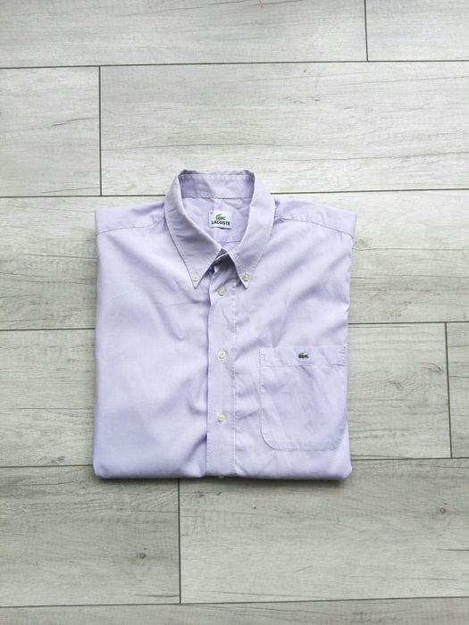 Lacoste oryginalna koszula krótki rękaw rozm L