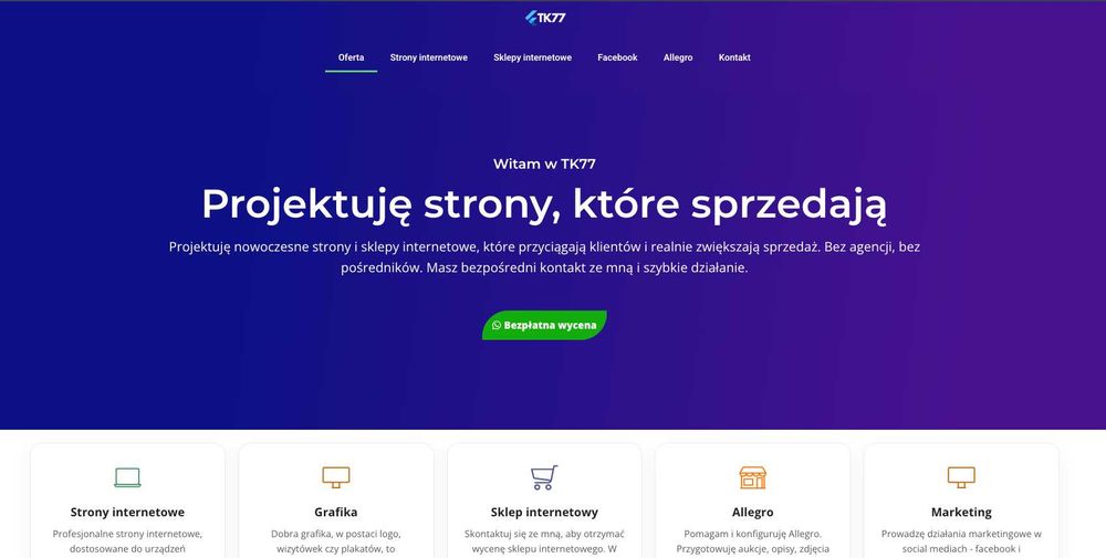 Strony internetowe i sklepy online – projektowanie od A do Z Tk77 Piła