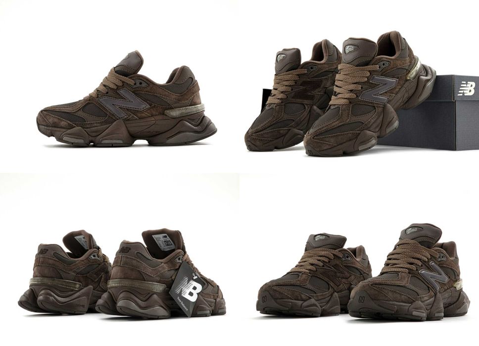Кроссовки New Balance 9060 Chocolate Brown 36-45 Новинка Зимы! Наложка