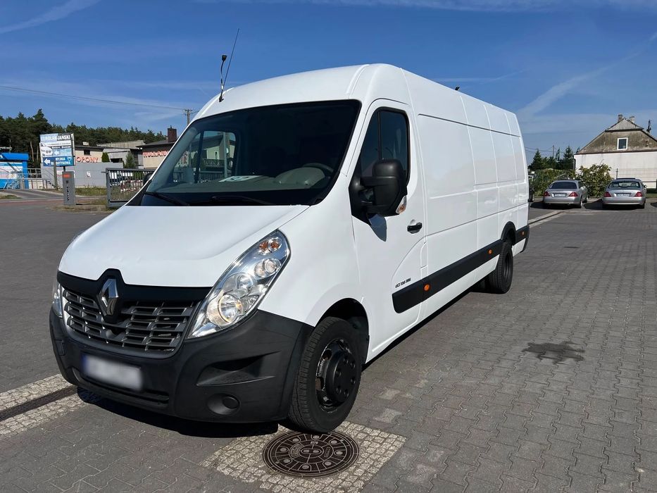 Renault Master Blaszak Maxi L4H2 Long, Lang Salon PL, Jeden Właściciel  NR.82 Bliźniaki, Bliźniacze Koła Klimatyzacja, Tempomat, Bliźniaki,