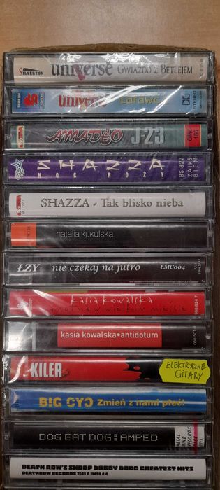 Kasety Płyty Polski Rap Eminem Peja Molesta Smerfy Metallica Disco