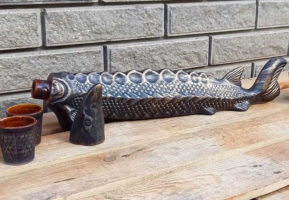 Набор для алкоголя Осетер 0,7 л - оригинальный подарок, сувенир, декор