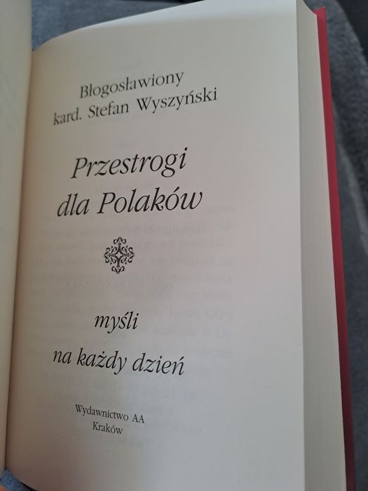 Przestrogi dla Polaków nowa książka Kard. Wyszyński Stefan Jan Paweł 2