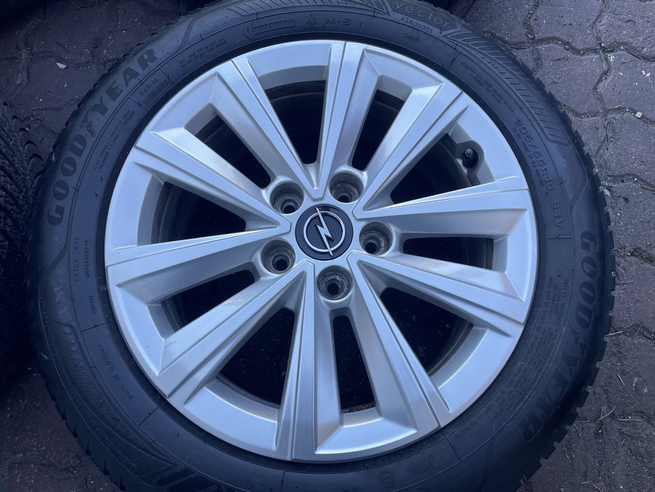 Alufelgi astra L, 16 cali, 5x108 + opony wielosezon 23 rok!