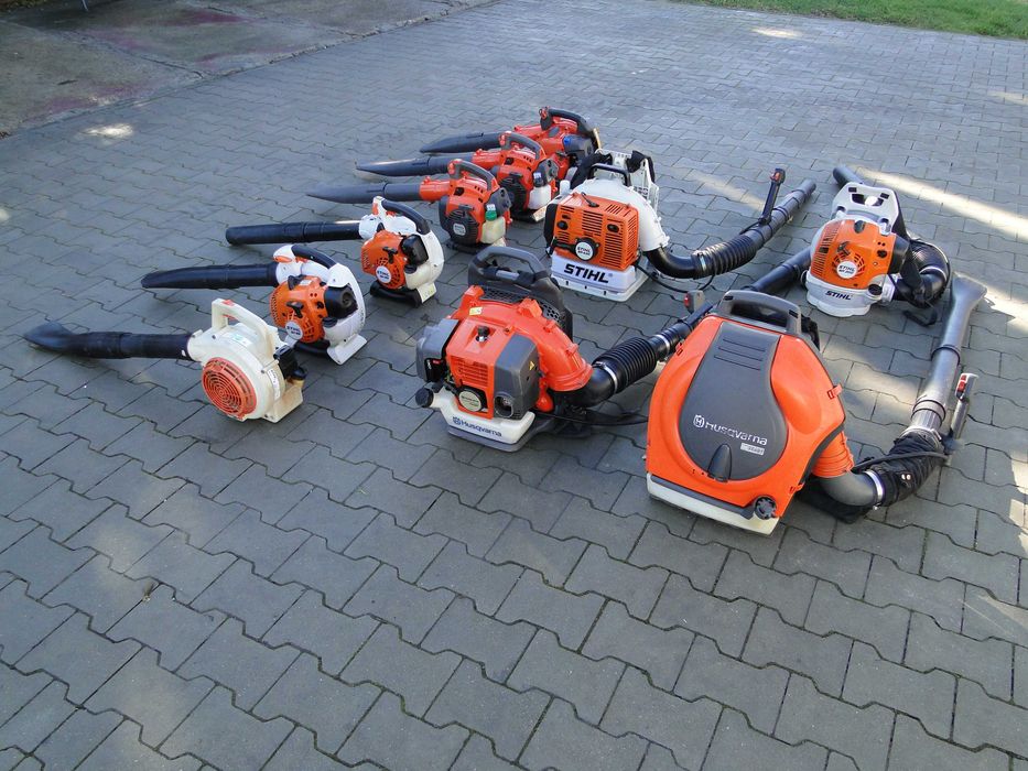 Dmuchawa spalinowa do trawy liści śniegu plecakowa STIHL Husqvarna