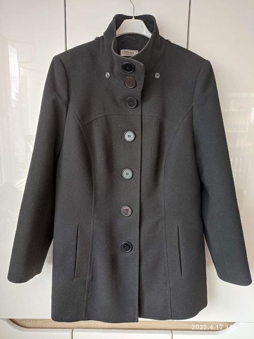 Czarna zimowa kurtka damska 42 44