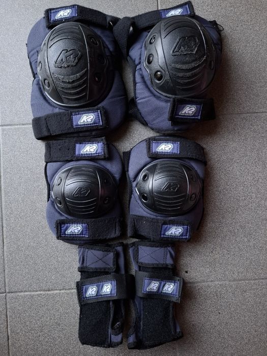 Rolki k2 ochraniacze na kolana łokcie nadgarki komplet.