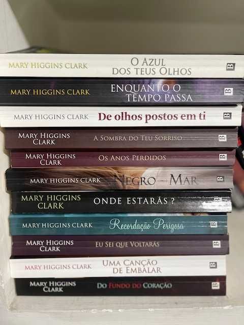 MARY HIGGINS CLARK -Livros Policiais