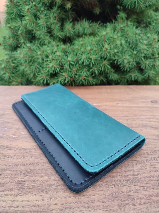 Шкіряний гаманець ручної роботи