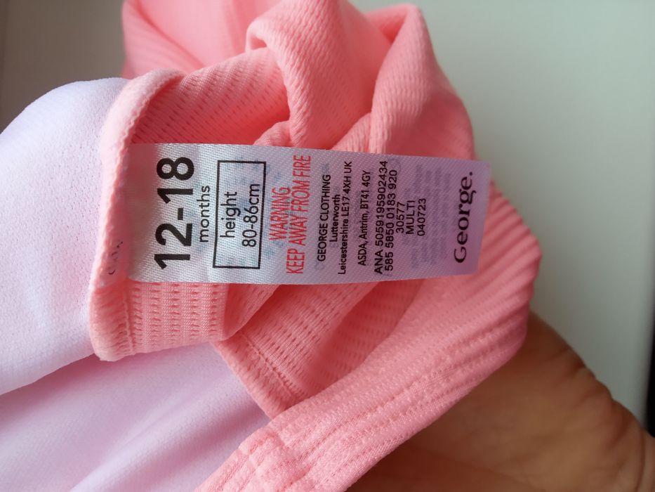 Купальник  купальники на дівчинку Primark 12 18 місяців зріст 80 86  н