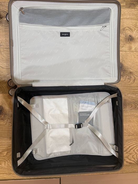 Чемодан SAMSONITE EVOA (Gold / Ivory Gold)  M /валіза розмір М 75 см