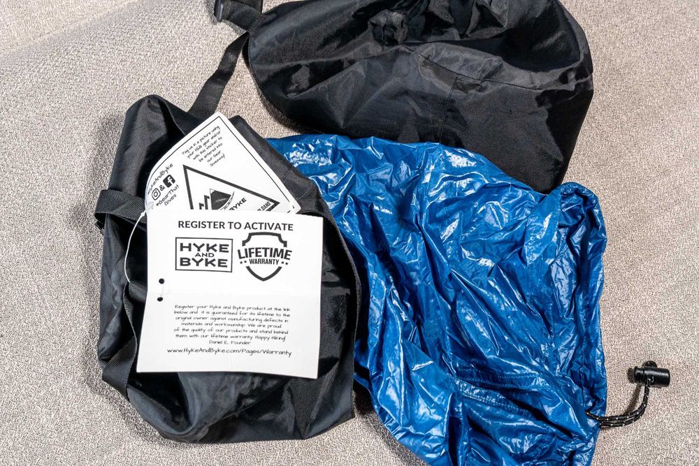 HYKE & BYKE Eolus - puchowy śpiwór do -17