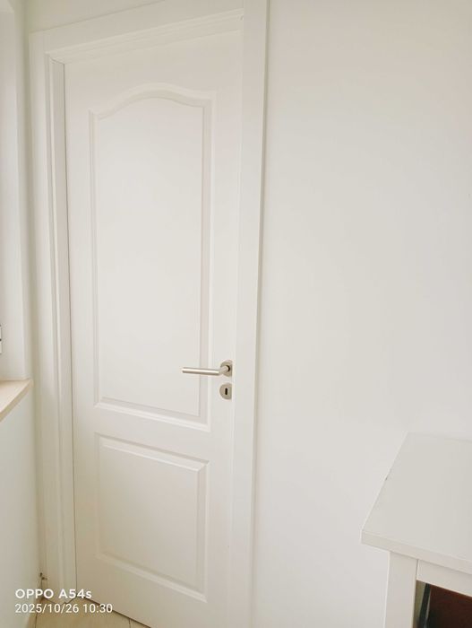 Porta branca interior completa como NOVA