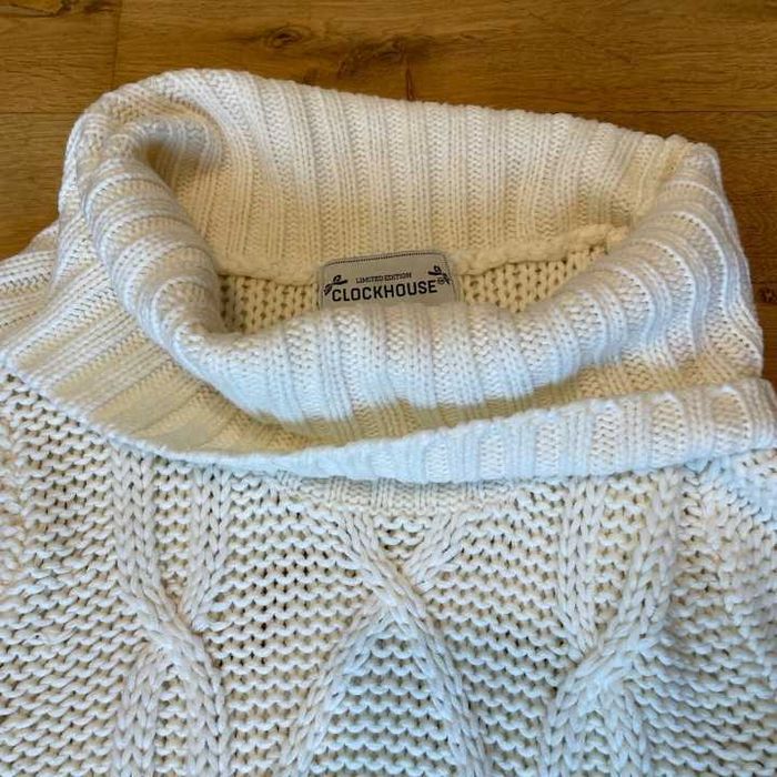 Clockhouse Sweter Damski Modny Komin Rozm. M