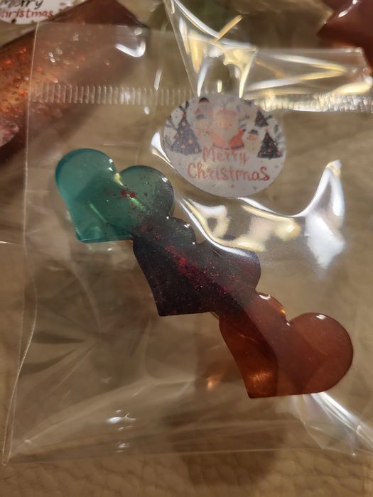 Molas de cabelos efeito natal