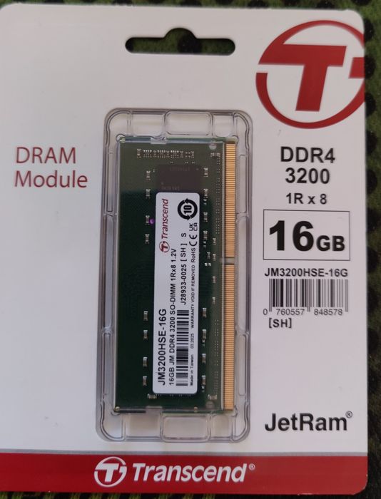 Transcend SO-DIMM DDR4 3200MHz 16Gb