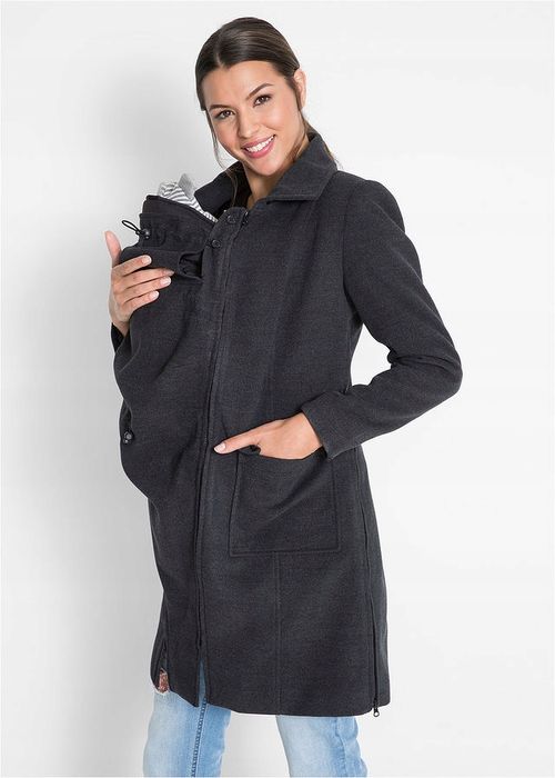 B.P.C płaszcz ciążowy z panelem przód/tył r.42