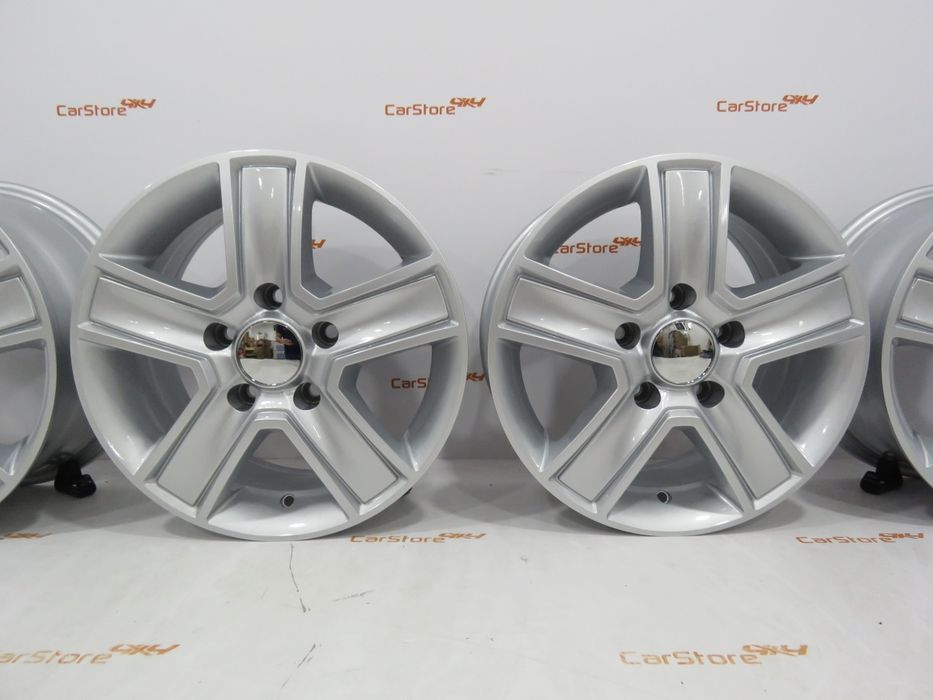Jantes Autocaravana R16X6.5 5X130 ET50 89.1 Cinza Prata