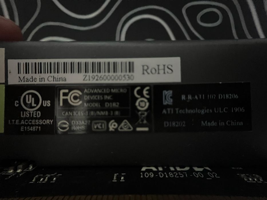 Продам відеокарту RX 5700