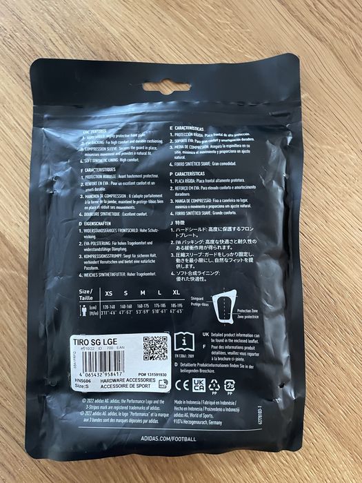 Nagolenniki ADIDAS TIRO SG LGE HN5606 czarny L