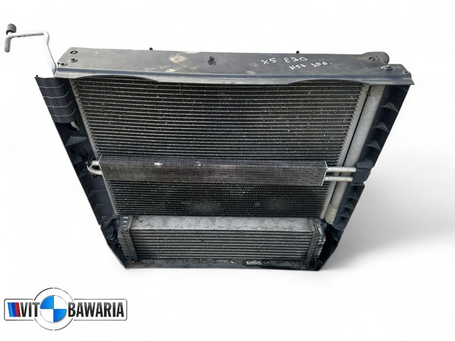 Chłodnica wody/ intercooler/ chłodnica klimatyzacji/wentylator BMW X5