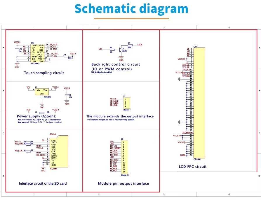 Wyświetlacz LCD TFT 3,5 IC ILI9488 DOTYKOWY 320x480 SPI z czytnikiemSD