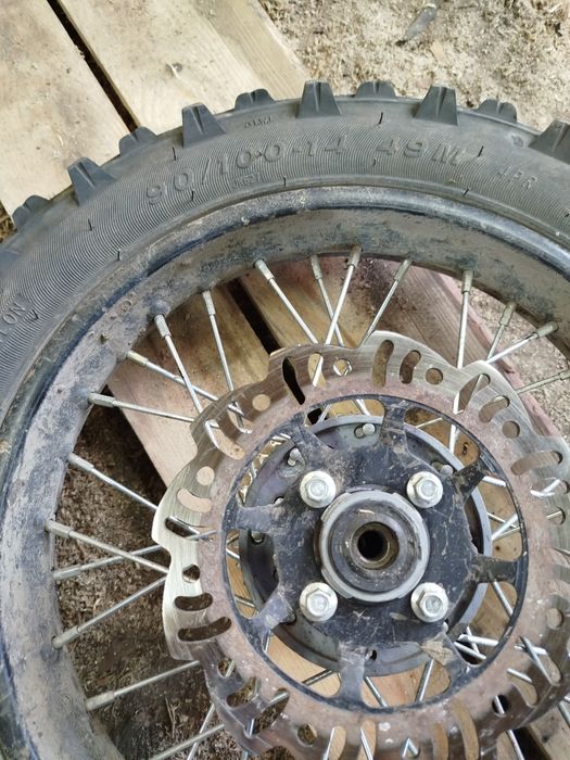 Диск, колесо R14,  на пітбайк в сборі з резиною 90/100-14