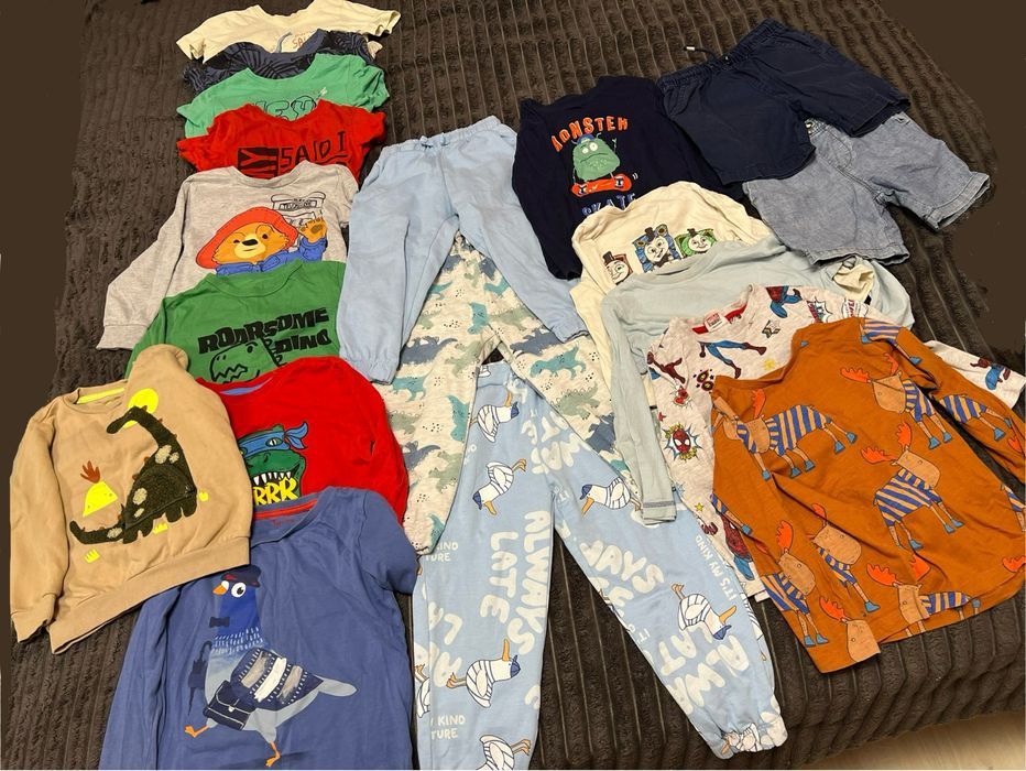 Пакет речей для хлопчика р. 98-104, штани, реглани, футболки, шорти