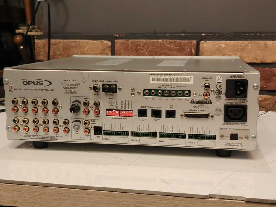 OPUS MCU 500 V2.5 MASTER CONTROL UNIT ! Tuner Wzmacniacz Strefowy