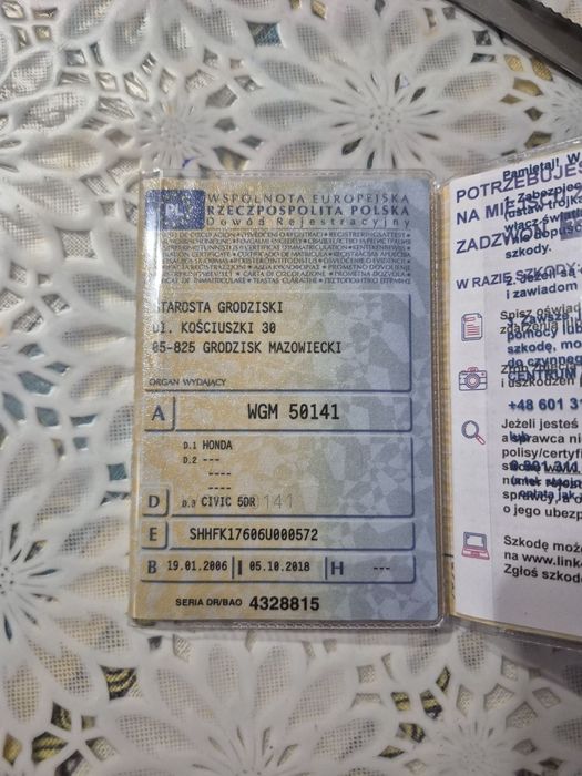 Sprzedam Hondę Cywik