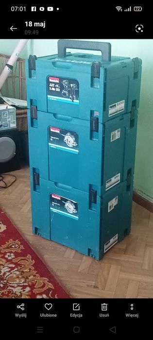 Skrzynki narzędziowe Makita